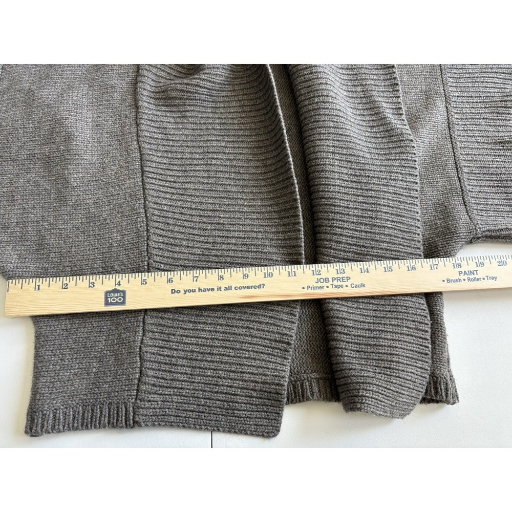 Vtg JUICY COUTURE Open Cardigan Dolman Sleeve Wool Cashmere Y2k - Size S Brown - Picture 6 of 6